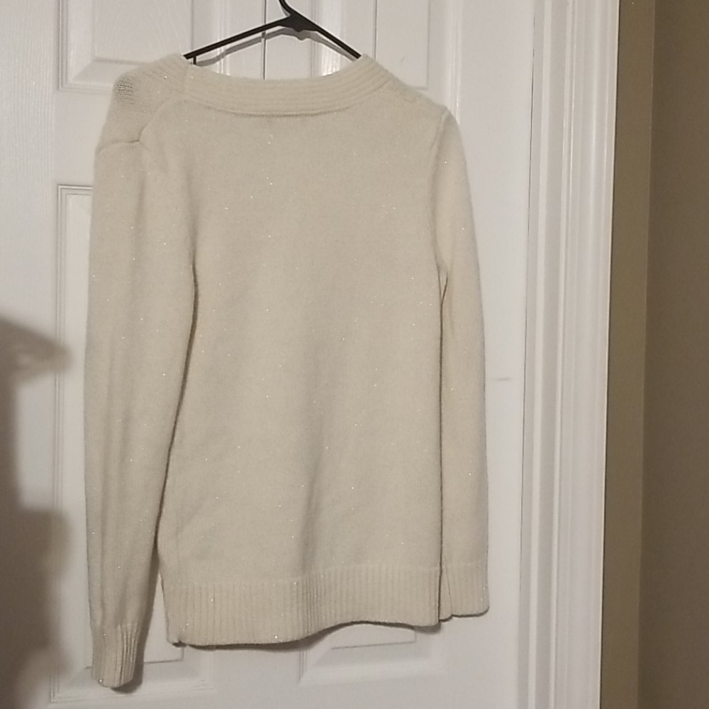 Tommy hillfrgure white sweater very beautiful LG - Picture 8 of 15